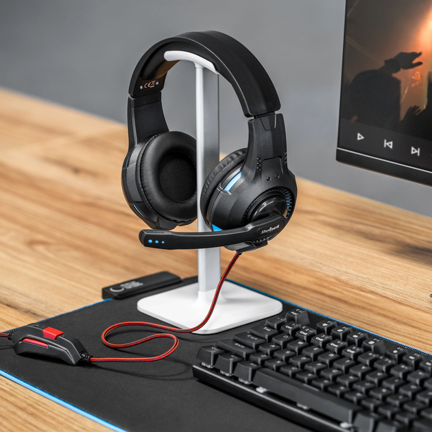 Навушники Rebel GH-20 Black (5901890072601) - зображення 7