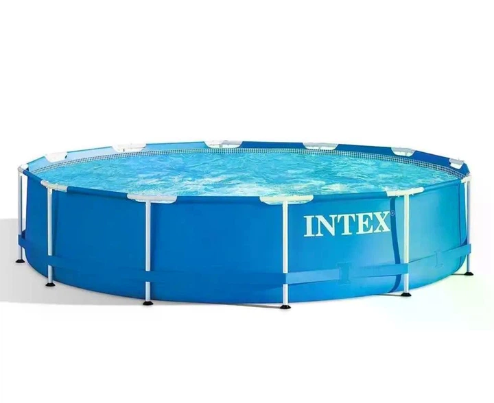 Бассейн каркасный Intex 28210 круглый на 6503 л со стальным каркасом и чашей из ПВХ 366x76 см Синий (124-9-28210) - изображение 2