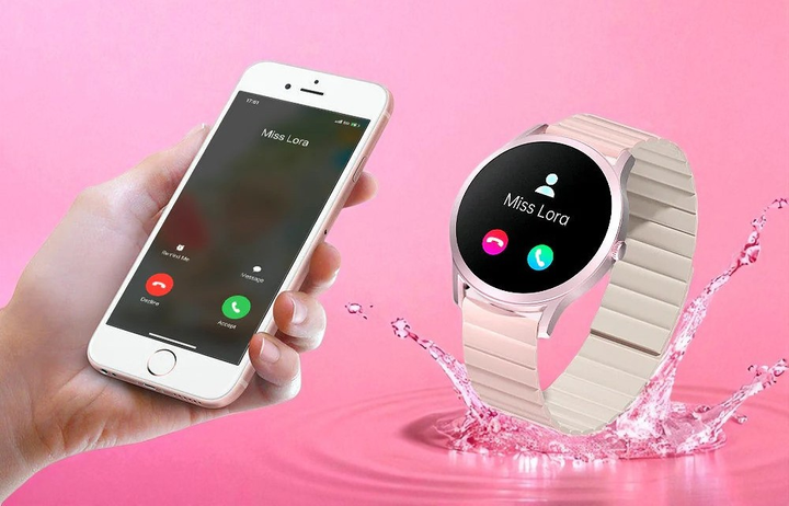 Smartwatch Kieslect Lady Calling Watch Lora Pink (6974377570227) - obraz 5