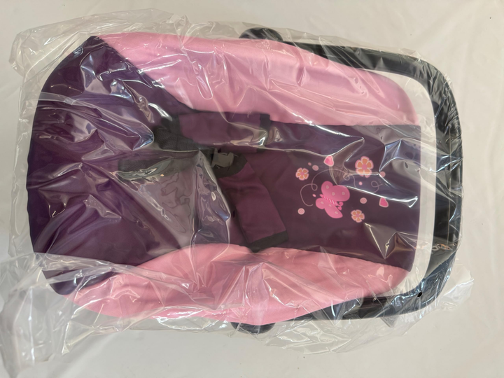 Fotelik samochodowy dla lalek Bayer Deluxe Różowo-śliwkowy 44 cm 67657AA (4003336676570) - obraz 6