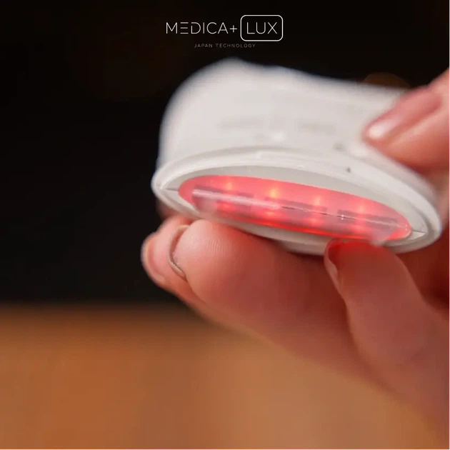 Ультразвуковий скрабер для обличчя MEDICA+ LUX SuperSonic 10 з масажером для очей, акумуляторний, білий - зображення 8