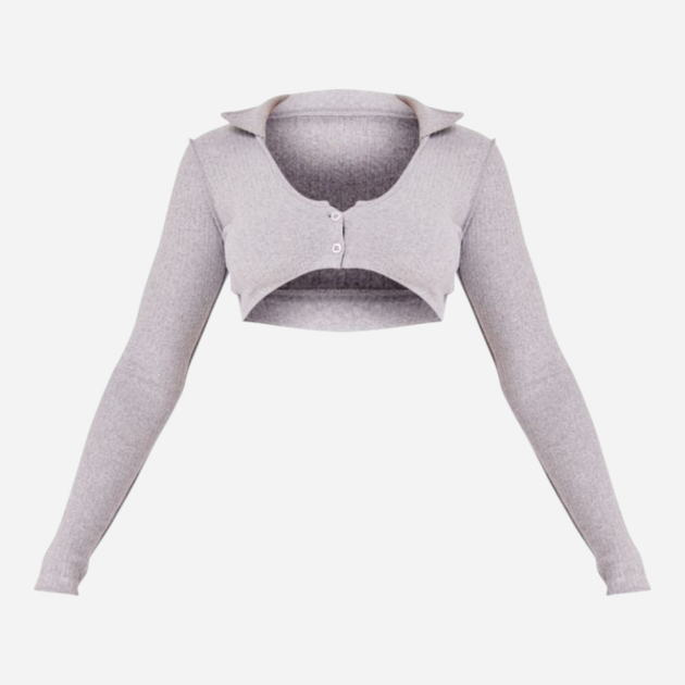 Акція на Топ жіночий Pretty Little Thing GD-00187552 10 Сірий від Rozetka