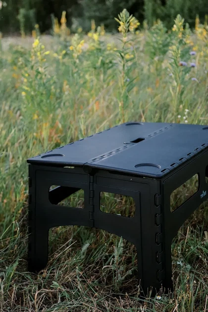 Складаний туристичний стіл Tribe Camp Table Low 70×44 см — легкий, міцний, з ручкою (T-EF-0003-black) - изображение 8