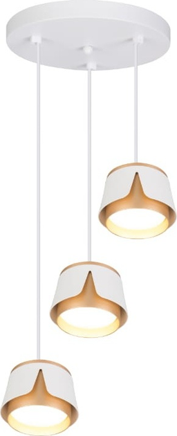 Підвісна люстра DPM SL-IK259W 3 x GX53 White/Gold (5906881230879) - зображення 2
