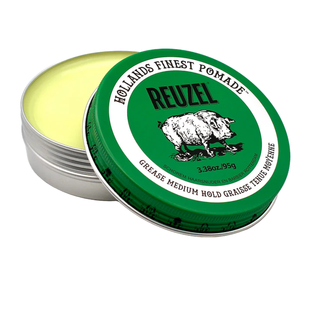 Помада для укладки волос Reuzel Green Grease Pomade 95 г - Фото 1 Помада для укладки волос Reuzel Green Grease Pomade 95 г - изображение 1