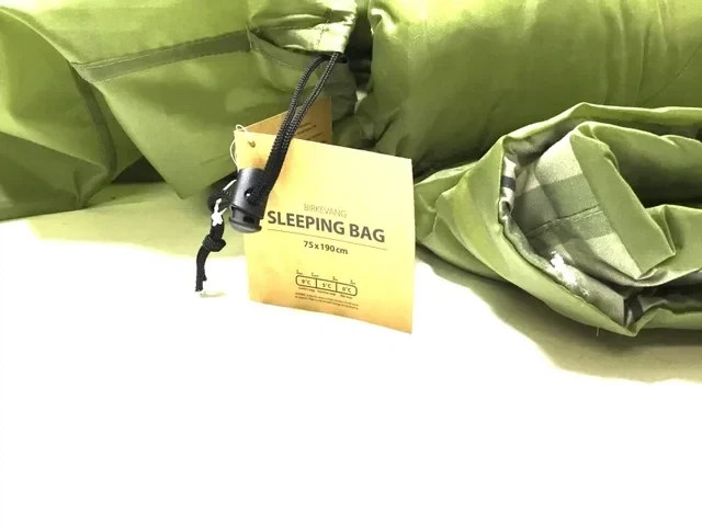 Спальный мешок 250 г/м² BIRKEVANG 75x190 оливка -7°C 1000 г - изображение 2