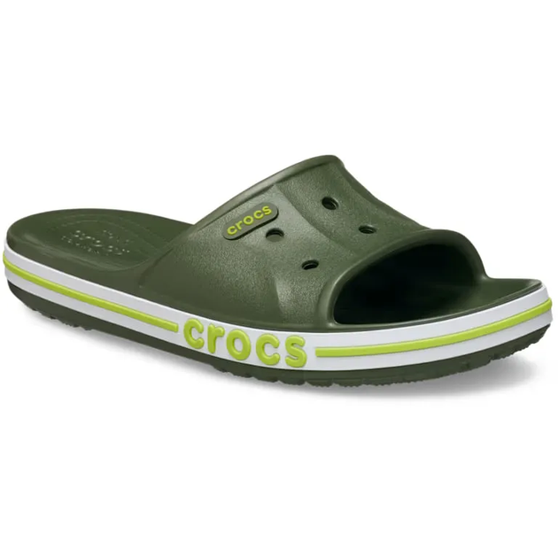 Крокс Баябенд Зелені Слайд Шльопанці Crocs Bayaband Slide Army Green (38-39, зелений) - зображення 2
