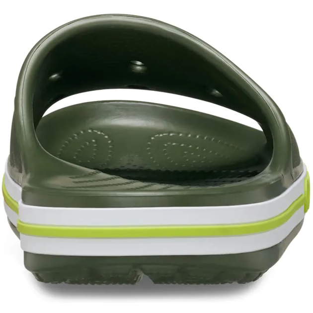 Крокс Баябенд Зелені Слайд Шльопанці Crocs Bayaband Slide Army Green (38-39, зелений) - зображення 5