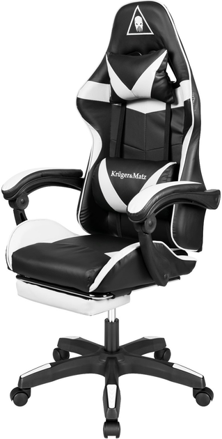 Геймерське крісло Kruger & Matz GX-150 Black/White (5901890075640) - зображення 3