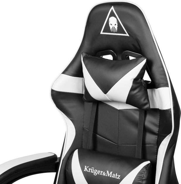 Геймерське крісло Kruger & Matz GX-150 Black/White (5901890075640) - зображення 7