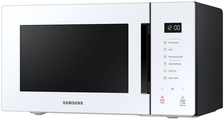 Мікрохвильова піч Samsung MG23T5018CW/BA Біла - зображення 4