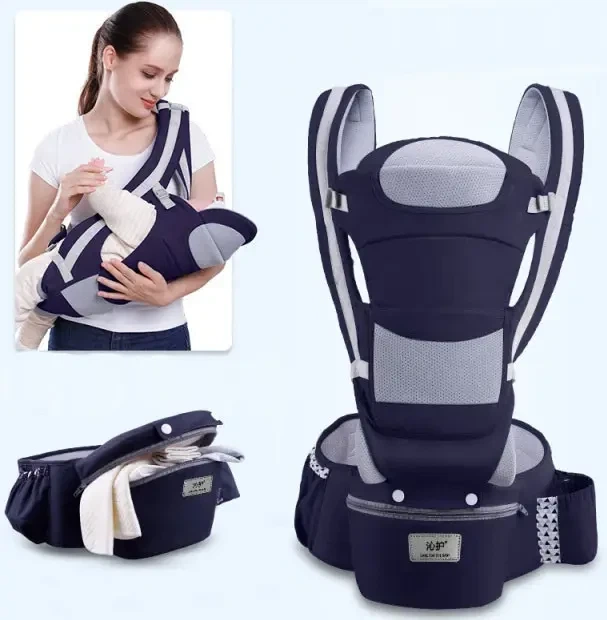 Хіпсит Ерго-рюкзак Baby Carrier перенесення 6 в 1 та Прорізувач для зубів динозавр з тримачем Синій n-13023 - Фото 5 Хіпсит Ерго-рюкзак Baby Carrier перенесення 6 в 1 та Прорізувач для зубів динозавр з тримачем Синій n-13023 - зображення 5
