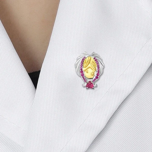 Брошь-значок унисекс BROCHE бижутерия Медицина Жизнь внутри серебристая BRGV113547 - Фото 4 Брошь-значок унисекс BROCHE бижутерия Медицина Жизнь внутри серебристая BRGV113547 - изображение 4