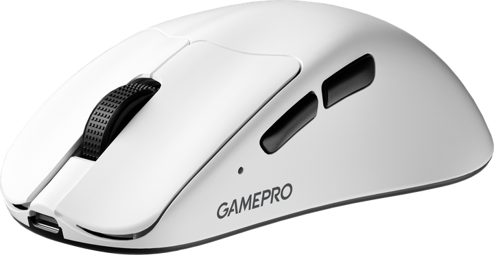 Мышь GamePro Asgard Surt Wireless/Bluetooth/USB PixArt PAW3395 Sensor White (GM017W) - Фото 3 Мышь GamePro Asgard Surt Wireless/Bluetooth/USB PixArt PAW3395 Sensor White (GM017W) - изображение 3