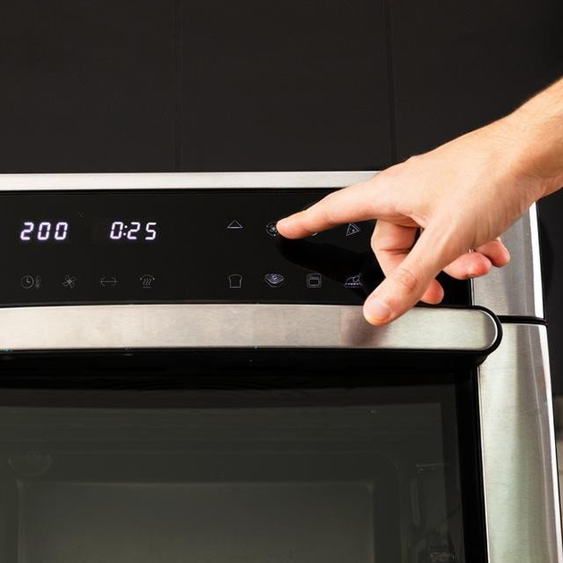Frytkownica beztłuszczowa z funkcją piekarnika Cecotec Bake&Fry 3000 Touch Steel (JKIOKM563) - obraz 3