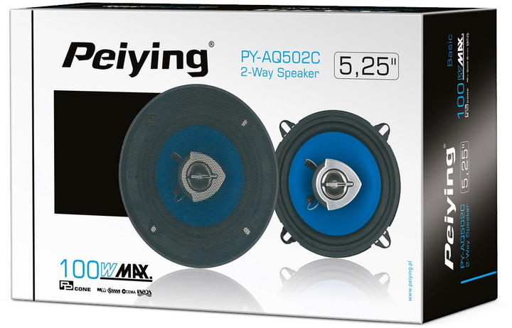 Автоакустика Peiying PY-AQ502C - зображення 4