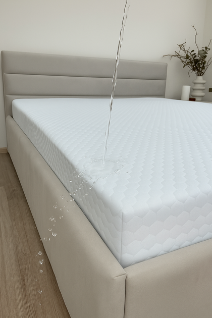 Наматрасник Ecotton DryLuxe Edge Aquastop Jacquard Водонепроницаемый с резинкой по периметру 180x200 см (22283_000) - изображение 3