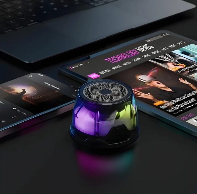 Портативна колонка 4smarts SoundCharge MagSafe RGB Black (4252011910717) - зображення 4