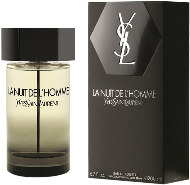 Woda toaletowa męska Yves Saint Laurent La Nuit de l'Homme 200 ml (3365440328624) - obraz 1