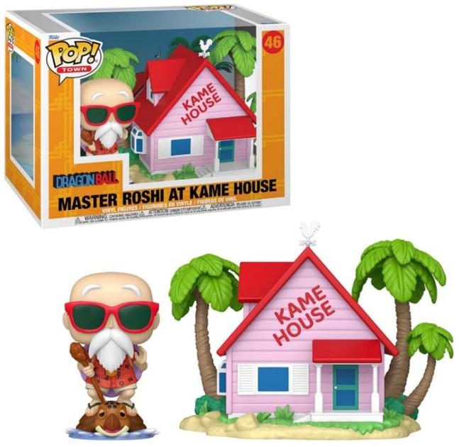 Zestaw Funko Pop Town Dragon Ball Master Roshi i Dom Kame 2 szt 46 83715 (889698837156) - obraz 2