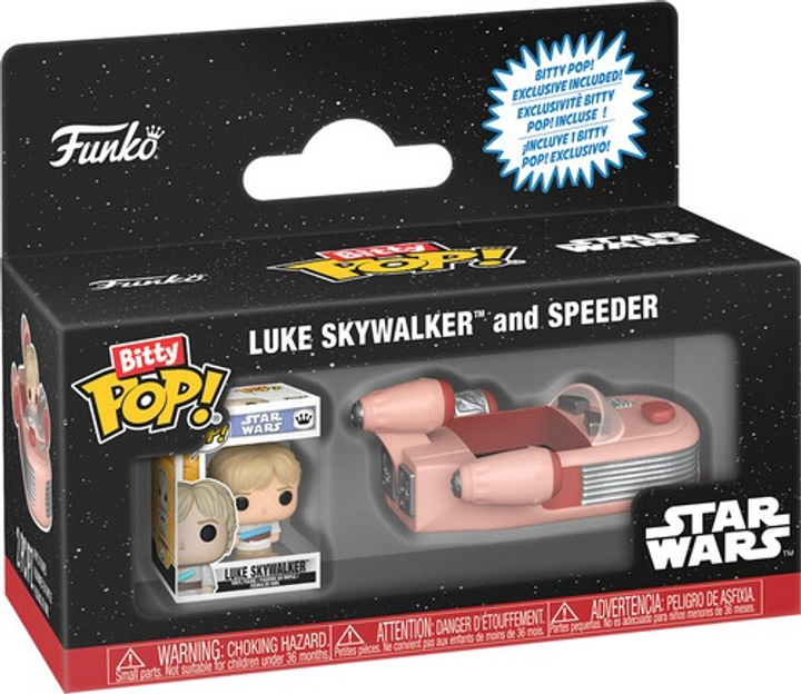 Zestaw Funko Pop Ride Star Wars Speeder 3.3 cm + Luk 2.3 cm 85519 (889698855198) - obraz 1