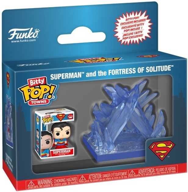 Zestaw Funko Pop Town DC Forteca samotności 2 szt 85514 (889698855143) - obraz 1