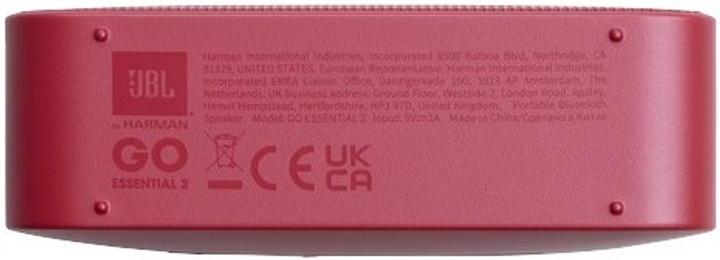 Przenośny głośnik JBL Go Essential 2 Red (JBLGOES2REDEU) - obraz 5