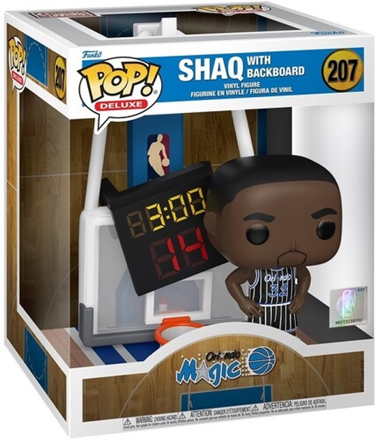 Zestaw Funko Pop Deluxe NBA Magic Orlando Shaq z tablicą 207 86311 (889698863117) - obraz 1