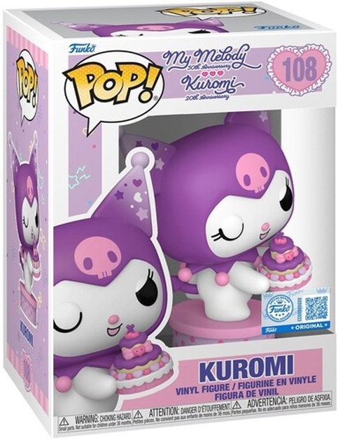 Фігурка Funko Pop Sanrio Hello Kitty Kuromi 11.7 см 108 87169 (889698871693) - зображення 1