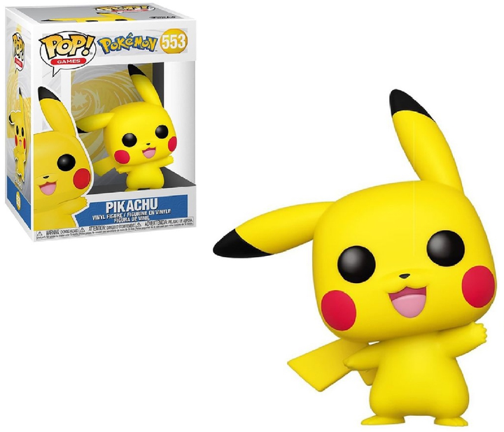 Figurka Funko Pop Games Pokemon Pikachu 9.5 cm 553 43263 (889698432634) - obraz 2
