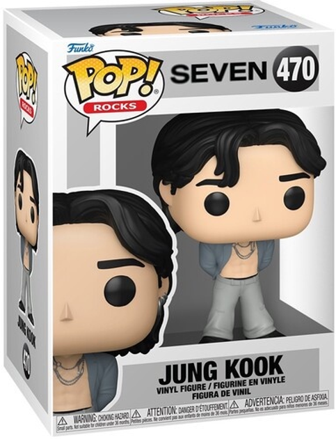 Figurka Funko Pop Rocks Jung Kook 9.9 cm 470 86345 (889698863452) - obraz 1