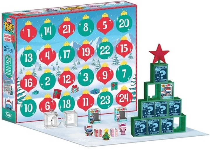 Адвент-календар Funko Bitty Pop Countdown Calendar Stitch Holiday 2025 87002 (889698870023) - зображення 2