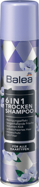 Сухой спрей-шампунь для волос Balea Trockenshampoo 6 in 1, 200 мл - изображение 5