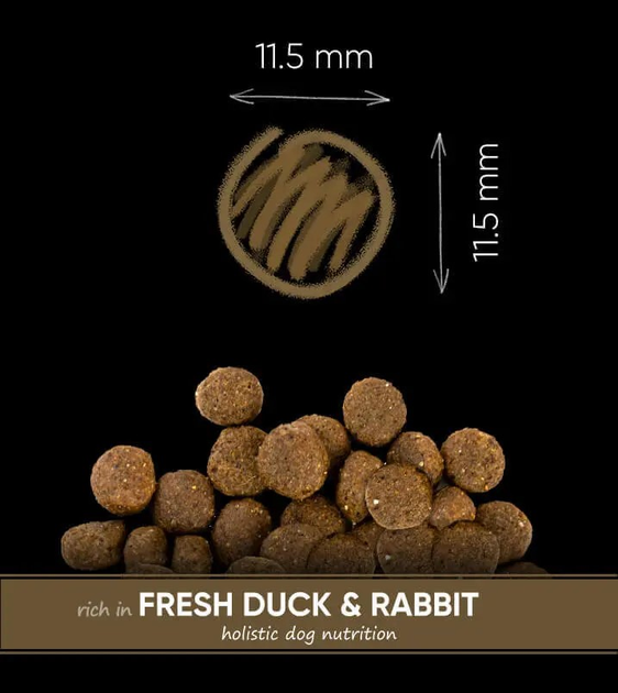 Sucha karma dla dorosłych psów wszystkich ras Savory z kaczką i królikiem 1 kg (4820232630167) - obraz 3