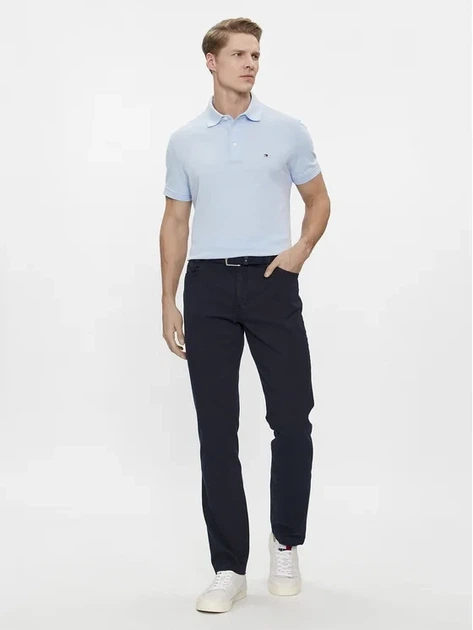 Поло чоловіче Tommy Hilfiger REGULAR FIT POLO SHIRT TH14682BLU XL - Фото 3 Поло чоловіче Tommy Hilfiger REGULAR FIT POLO SHIRT TH14682BLU XL - зображення 3