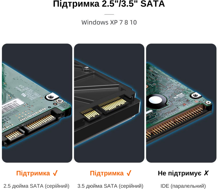 Док-станция Maiwo для двух SSD/HDD 2.5/3.5