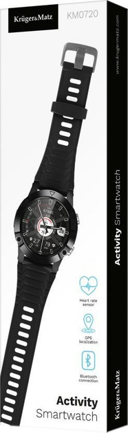 Smartwatch Kruger&Matz Activity KM0720 Black (5901890078276) - obraz 9