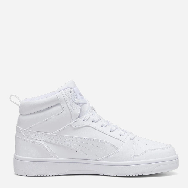 Мужские демисезонные ботинки Puma Rebound v6 39232615 42.5 (8.5UK) 27.5 см White/White/Cool Light Gray (4099686475475) - Фото 1 Мужские демисезонные ботинки Puma Rebound v6 39232615 42.5 (8.5UK) 27.5 см White/White/Cool Light Gray (4099686475475) - изображение 1