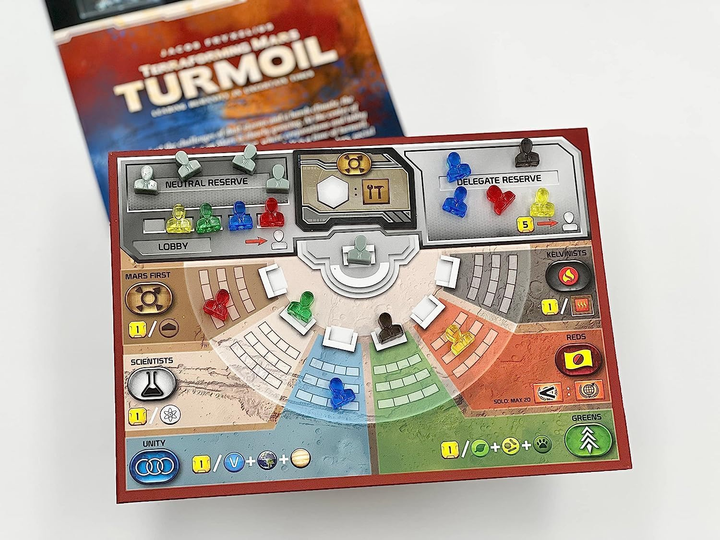 Додаток для настільної гри Lautapelit Terraforming Mars: Turmoil (видання данською) (LPFI7533) (6430018275338) - зображення 4