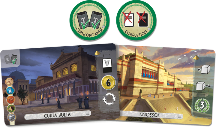 Додаток для настільної гри Repos Production 7 Wonders Duel Agora (видання данською) (REP7DAGNOR) (5425016924907) - зображення 6
