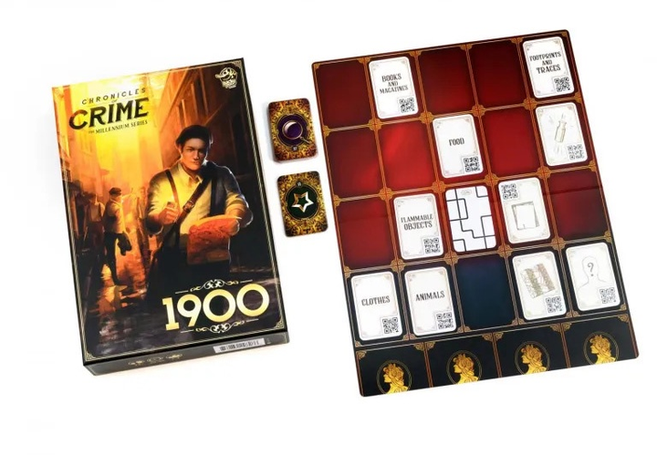 Настільна гра Lucky Duck Chronicles of Crime: 1900 (видання англійською) (LKY CCM-R02) (6430056946993) - зображення 3