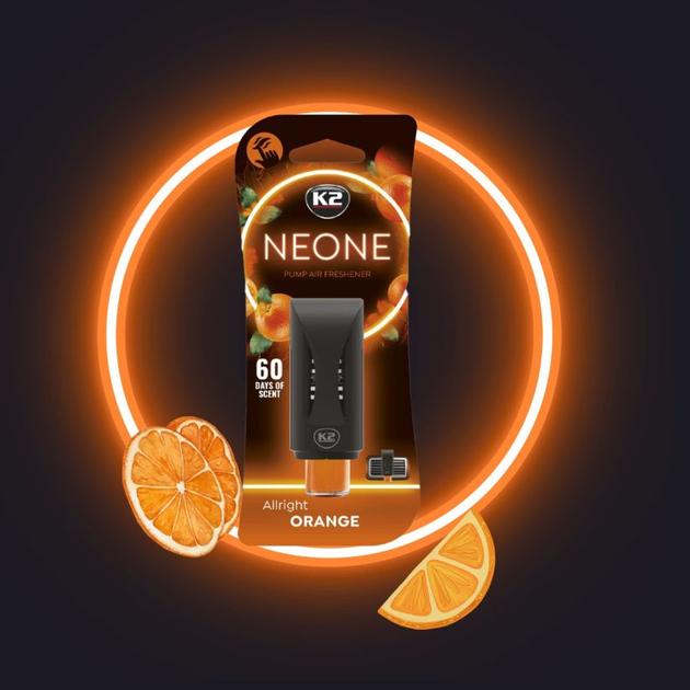 Освіжувач повітря K2 Neone Allright Orange V372 (5906534020864) - зображення 9