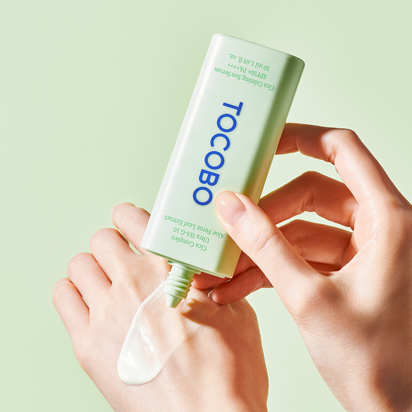 Сонцезахисна сироватка TOCOBO Cica Calming Sun Serum SPF50+ PA++++ для чутливої шкіри 50 мл (HHX001) - зображення 4
