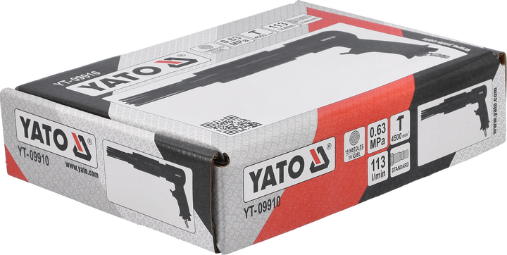 Пневматичний молоток Yato голчастий YT-09910 19 голок (5906083044267) - зображення 11