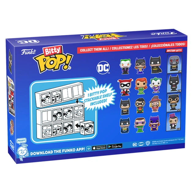 Набор подарочный Funko POP (Bitty): DC - Harley Quinn 4pk (645379) - изображение 3