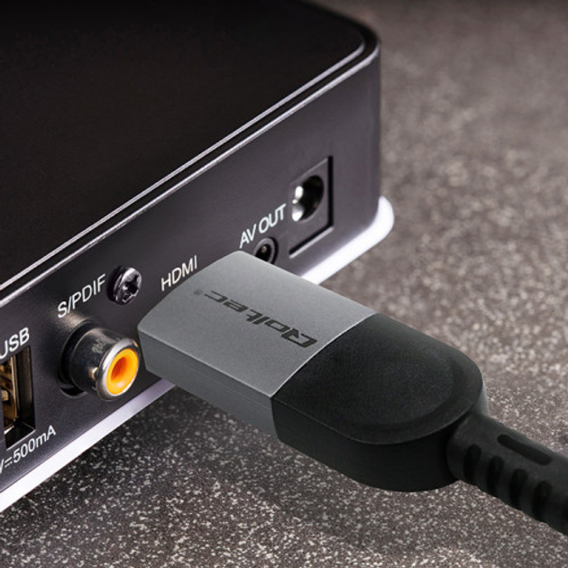 Kabel Qoltec USB-C to HDMI 5 m Black-Grey (5901878504384) - obraz 8