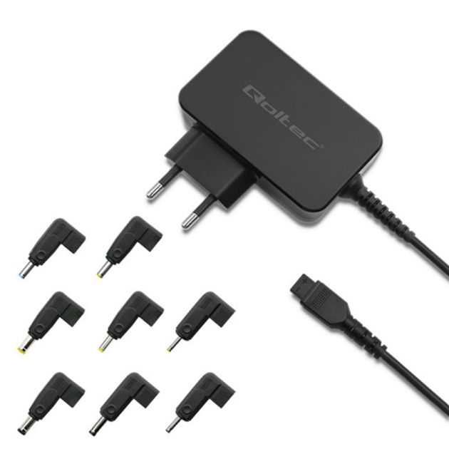 Zasilacz Qoltec Universal power adapter for laptop 30W Automatic MultiPlug 8 plugs (5901878510187) - obraz 1