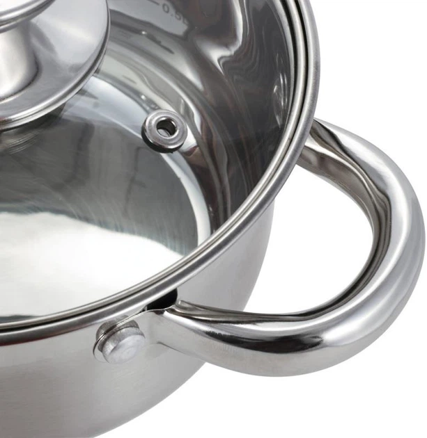 Каструля Ofenbach Casserole з нержавіючої сталі 1100мл зі скляною кришкою - Фото 3 Каструля Ofenbach Casserole з нержавіючої сталі 1100мл зі скляною кришкою - изображение 3