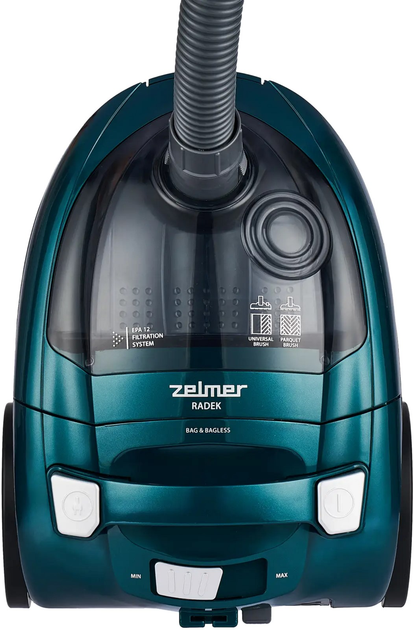 Порохотяг Zelmer ZVC031P (мішок/колба,800 Вт) - изображение 3
