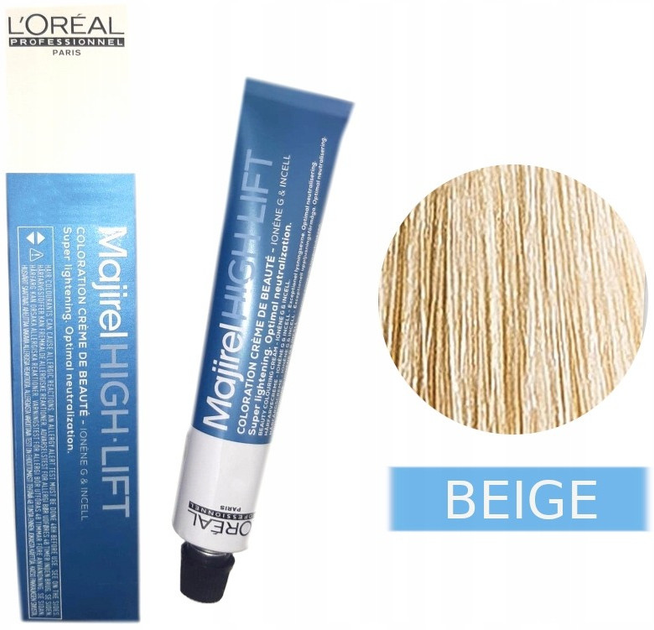Farba do włosów L'Oreal Professionnel Paris Majirel High Lift 0.13 Beige 50 ml (3474630692435) - obraz 2
